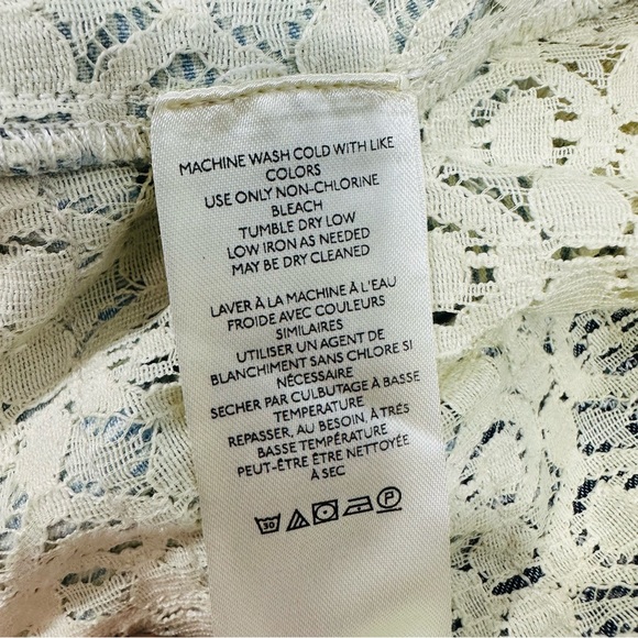 We The Free Patchwork Mini Dress - Blue and Cream - Picture 4 of 9